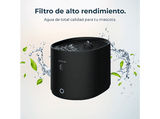 Bebedero automático inteligente - Cecotec Bebedero Pumba 2500 Refresh Smart, Capacidad 2.5L, Filtro, Control WIFI, APP, Silencioso, Negro