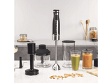 Batidora de mano - Cecotec Powergear 1500 XL MASH PRO, 800 ml, 1500 W, Barillas, Picadora, Pasapurés, Negro
