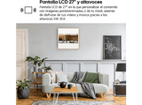 Aire acondicionado Split 1 x 1 - LG GALLERY09TV, 2236 fg/h, Wi-Fi, Gold Fin™, Freeze Cleaning, Blanco