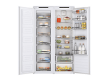 Congelador integrable - Haier HAUN518EW, 200 l, 176.9 cm, Sin panelar