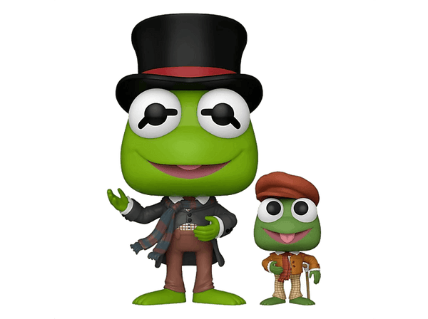 Figura Funko Pop! - Movies: The Muppet Christmas Carol - Bob Cratchit with Tiny Tim, Vinilo, 9 cm