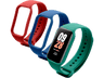 Correa - CellularLine KITBAND1XIAO8ACT, Kit 3 correas, Para Xiaomi Mi Smart Band 8 Active, Silicona, Azul/ Verde / Rojo