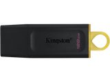 Memoria USB 128 GB - Kingston Exodia DTX/128GB, 5 Gbit/s, USB 3.2 Gen 1, Negro y Amarillo