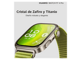 Smartwatch - Huawei Watch Fit 4 Pro, 1.82 AMOLED, 10 días batería, Compatible iOS - Android, Correa Fluoroelastómero, Negro