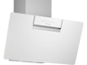 Campana decorativa - Balay 3BC587GBH, 4 velocidades,  431 m³/h, Home Connect, Extra Silencio,80 cm, Cristal blanco