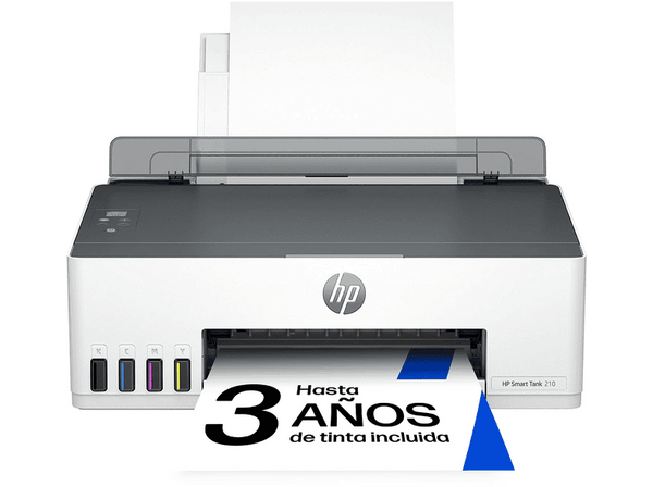 Impresora tinta - HP Smart Tank 210, Inalámbrico, Color, Wi-Fi,  Blanco