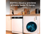 Lavavajillas - Cecotec Bolero Aguazero 6700 B, 15 cubiertos, 14 programas, Motor Inverter Plus, Clase B, Pantalla FullColor XXL, 60 cm, White