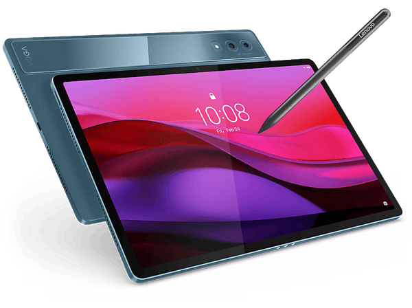 Tablet - Lenovo Yoga Tab Plus , USB-C, 12.7" 3K, 16GB RAM, 256GB, Azul, Incluye teclado y lápiz