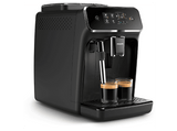 Cafetera superautomática - Philips EP2225/10, Serie 2200, 1500 W, 15 bares, molinillo cerámico, espumador leche, AquaClean, 1,8 L, Negro Mate
