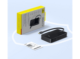 Powerbank - Baseus EnerFill Bipow2 Pro, 20000mAh, 22.5W, Cable retráctil, Carga simultánea ultrarrápida, USB-C, Negro Cluster