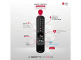 TV LED 55 - LG 55NANO766QA, UHD 4K, Procesador Inteligente α5 Gen5 AI Processor 4K, Smart TV, DVB-T2 (H.265), Azul Oscuro Ceniza