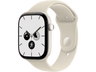 Apple Watch Series 12 (2026), GPS+CEL, 42mm, Caja de cerámica Blanco perla, Correa deportiva Arena, Talla S/M, Siri AI