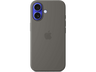 Apple Funda de silicona con MagSafe para iPhone 16, Gris piedra