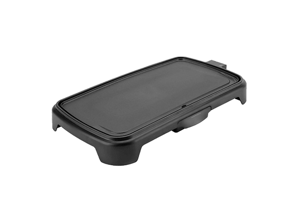 Plancha de asar - Jata JEGR1241, 2200 W, Recubrimiento antiadherente libre de PFOA. Xylan® Plus de Whitford, 500x250 cm, Negro