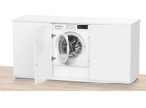 Lavadora secadora integrable - SIEMENS WI12W327ES, Serie IQ500, 8 kg, 1200 rpm, 8 programas, WaterPerfect Plus, VarioSpeed,  Blanco