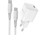 Cargador - Muvit for Change Pack cargador + Cable, Universal, 30W,  Blanco