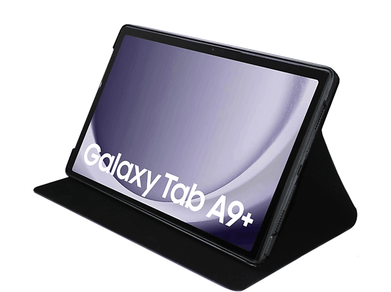 Funda tablet - Silver HT Samsung A9+, Para 11, Poliuretano y Microfibra, Antideslizante, Azul