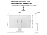 Monitor - LG 32U850SA-W, 32 UHD 4K, 60 Hz, 5 ms, Smart Monitor,  IPS, 2x HDMI, 3x USB-C, HDR10, Altavoces incorporados, Blanco
