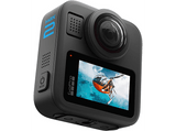 Cámara deportiva - GoPro MAX2, Vídeos 8K 360°, Fotografías 29 MP, Sumergible hasta 5m, Micrófono, Wi-Fi, Negro