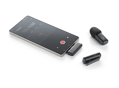 Micrófono - Cellular Line Talk Pro Kit, 64 dB, 6h Autonomía, Environmental Noise Cancellation, Negro