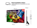 TV RGB Mini LED 86 - LG 86MRGB87B6B, UHD 4K, Procesador Inteligente α8 AI Processor 4K Gen3, Smart TV, DVB-T2 (H.265), Negro
