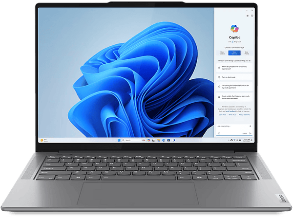 Portátil - Lenovo Yoga Pro 7 14IMH9, 14.5" 2.8K, Intel® Core™ Ultra 7 155H, 32GB RAM, 1TB SSD, GeForce RTX™ 4050, Windows 11 Home, Gris