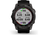 Reloj deportivo - Garmin Fenix 7X Zafiro Edición Solar, Carbón, 26 mm, 1.4, Autonomía 28 días