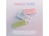 Teclado gaming - Logitech G G715 Tactile Aurora Collection, Bluetooth, Retroiluminación, Lightsync, Lightspeed, Interruptores lineales, PC/Mac, Blanco