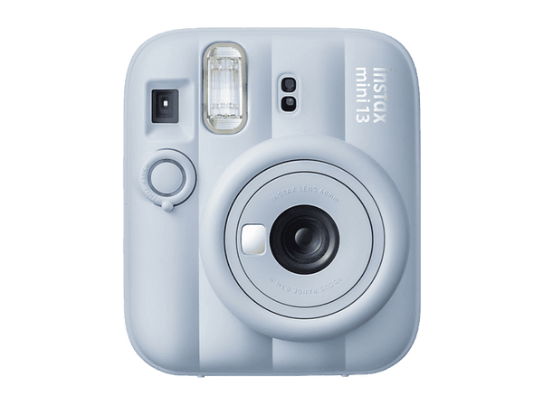 Cámara instantánea - Fujifilm Instax Mini 13, 86 mm x 54 mm, Flash Automático, Espejo para selfie, Azul helado