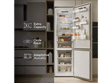 Frigorífico combi - Candy CNCQ2T620DW, No Frost, Humidity Zone, Circle Fresh, 205 cm, 409 l, Blanco