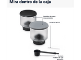 Cafetera superautomática - De'Longhi Rivelia EXAM440.35.B, Molinillo integrado, Espumador leche, Táctil, 4 perfiles, 8 recetas, 19bar, 1450W, Negro