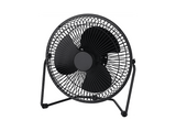 Ventilador de sobremesa - NK HO350133, 2 Velocidades, 4W, 3 Aspas, 20 cm, Negro