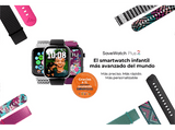 Smartwach infantil - Save Family SaveWatch Plus 2, Correa 22 cm, IP68, WiFi, GPS, 680 mAh, Pantalla AMOLED, Plata/Verde