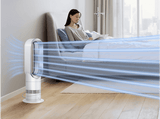 Ventilador sin aspas - Dyson Hot+Cool ™ AM09, Calefacción y ventilación, Mando a distancia, Blanco