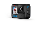 Cámara deportiva - GoPro Hero 10 Black, 5.3K60, 23 MP, SuperFoto, HDR, HyperSmooth 4.0, Sumergible 10m, Negro
