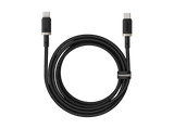 Cable USB - Baseus Dura, USB-C a USB-C, 200 cm, 100W, Carga rápida, Ultrarresistente, Negro y Dorado