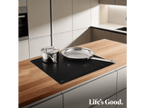 Placa inducción - LG CI5Z2420BN, 3 Zonas, Zona grande de 28 cm, 59 cm, Función Stop & Go, Negro