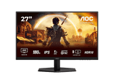 Monitor gaming - AOC Q27G42XE, 27 QHD, 180Hz, 0.5ms MPRT, 1ms GtG, Fast IPS, G-Sync Compatible, Bajo Retraso de Entrada, Negro
