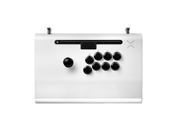 Mando - PDP Pro FS, Panel de mandos tipo máquina recreativa, Aluminio, Para PC, PlayStation 4 y PlayStation 5, Con joystick, Blanco