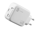 Cargador móvil - CellularLine ROLL, Retráctil, 65W, Tipo C, Universal, Blanco