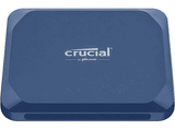 Disco duro SSD externo - Crucial X10 Portable SSD, 4 TB, Velocidad de lectura hasta 2100 MB/s, IP65, Azul