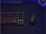 Pack gaming - Trust GXT 832 Thado, Inalámbrico, 420h Autonomía, Retroiluminación RGB, Negro