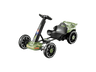 Kart eléctrico - Youin SC1005, 5 km/h, Carga máx. 30 kg, 2h Autonomía, De 3-8 Años, Mando a Distancia, Plegable, Doble Motor, Música, Negro y verde