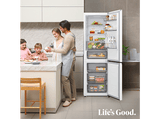 Frigorífico combi - LG GBBSJ10DSW, No Frost, 186 cm, 375 l, DoorCooling+™, Multi Air Flow™, Blanco
