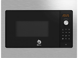Microondas integrable - Balay 3CG5142X3, 800 W, 5 niveles, 20 l, Negro/Acero inoxidable