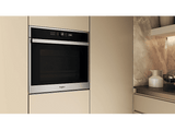 Horno - Whirlpool WOI4S8PM1XA, Multifunción, Pirolítico e hidrolítico, 73 l, 59.5 cm, Tecnología 6th Sense, Steam+, Air Fry, Inox