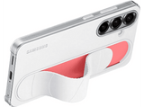 Funda - Samsung Standing Grip con soporte, Para Samsung Galaxy S25, Blanco