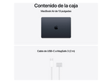 Apple MacBook Air (2026) 13.6 Retina, Chip M5 Apple, CPU de 10 núcleos, GPU de 10 núcleos, 24GB RAM, 1TB SSD, Medianoche, Sin cargador