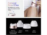 Depiladora IPL - Braun Luz Pulsada Smart Skin i·Expert PL7431, Depilación en casa, Con App e IA, SmartSkinProtect, Cabezal Smart Flex + 3 cabezales