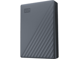 Disco duro externo 6TB - WD My Passport, Portátil, HDD, USB 3.2, Compatible con USB-C, Gris